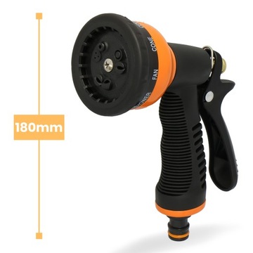Садовый спринклер Шланговый спринклерный пистолет 9 ФУНКЦИЙ Регулировка полива