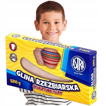 GLINA RZEŹBIARSKA DLA DZIECI 520G ASTRA JAKOŚCI