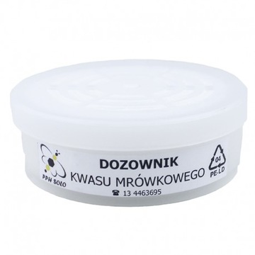 Dozownik pojemnik aplikator do kwasu mrówkowego octowego 40ml SOLO