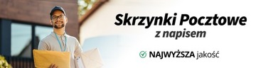 ODPORNA STALOWA Skrzynka Pocztowa na Listy z Adresem Nazwą Ulicy Numerem