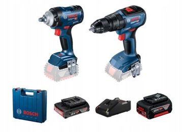 ZESTAW GDS18V-400+GSB18V-50 1*2.0AH+1*5.0AH BOSCH