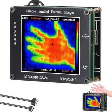 KAMERA TERMOWIZYJNA LCD -40 DO 300 stopnie Celsjusza TERMOMETRIA