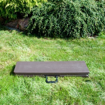 СКЛАДНАЯ СКАМЬЯ 180 см узор GARDEN BOARD, коричневый