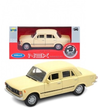 Auto samochód Fiat 125p metalowy WELLY model
