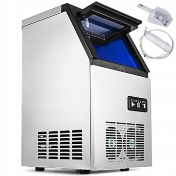 Profesjonalna kostkarka do lodu 60kg/24h