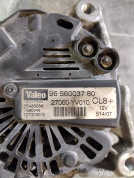 ALTERNÁTOR 9656003780 CITROEN C1 1.4 HDI
