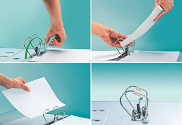 Папка LEITZ ACTIVE SOLID BINDER 180° A4/82 MM, БЕЛАЯ