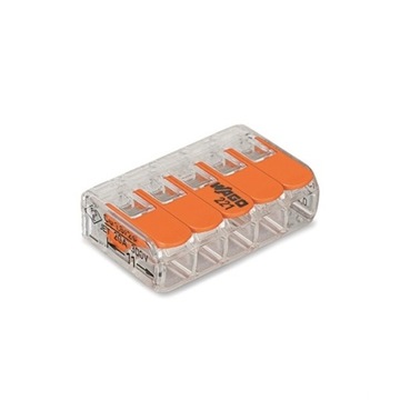 Быстроразъемный разъем Wago 221-415 0,2-4 мм²/5, 1 шт. 221-415