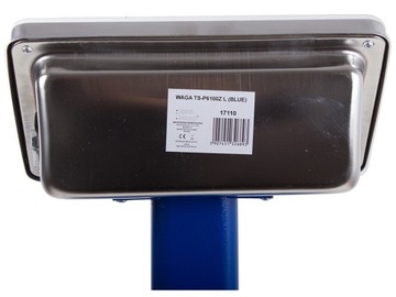 ЭЛЕКТРОННЫЕ МАГАЗИНСКИЕ ВЕСЫ ПЛАТФОРМА СПИНКА 100 кг LCD STRONG