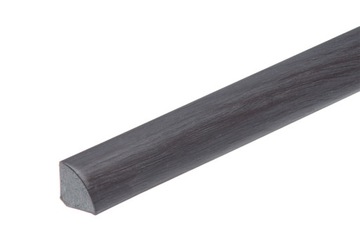 Listwa ĆWIERĆWAŁEK PCV SZARY 250cm 18mm