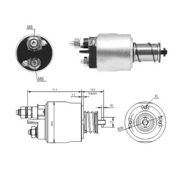 AUTOMAT SPÍNAČ ELEKTROMAGNETICKÝ STARTÉR