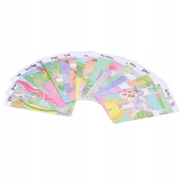 78 шт. Хрустальные карты Таро с животными.