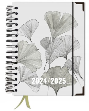 Terminarz 2024-2025 książkowy dzienny A5+ kalendarz od dowolnego miesiąca