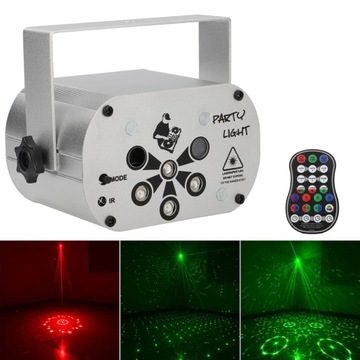 PROJEKTOR LASEROWY MINI UV Z 6 OTWORAMI