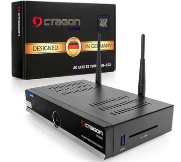 Tuner OCTAGON SF8008 4K S2X DVBT2/C HYPERION
