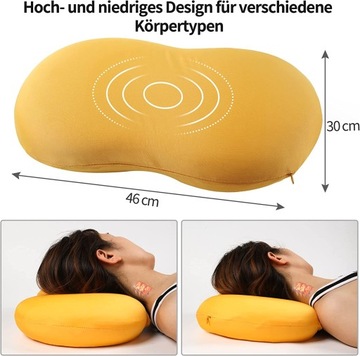 Ортопедическая подушка для шеи с памятью формы.