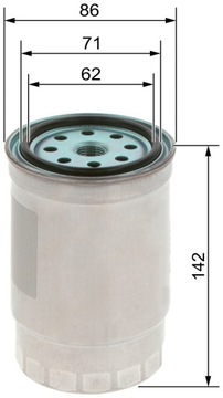 BOSCH 1 457 434 511 FILTR PALIVA