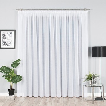 ГОТОВАЯ ШТОРА СОБОЛЬ ФРАНЦУЗСКАЯ ШТОРА ВУАЛЬ ДЛЯ ГОСТИНОЙ НА ЛЕНТЕ