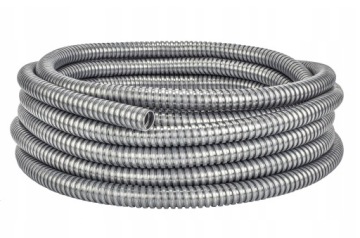 ТРУБА МЕТАЛЛ ГОФРИРОВАННАЯ 1250Н IP40 16мм 50м