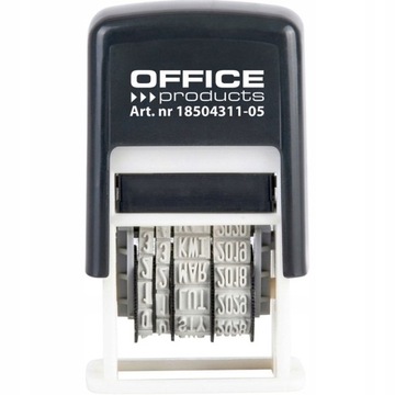 Datownik Samotuszujący Czarny 4810 Pieczątka Data