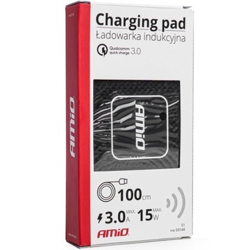 BEZPRZEWODOWA ŁADOWARKA INDUKCYJNA 15W 3A QC USB-A