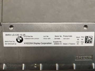 BMW 7 G11 DISPLEJ OBRAZOVKA 6805326