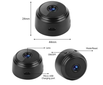 МИНИ-КАМЕРА HD A9 WIFI — ОБНАРУЖЕНИЕ ДВИЖЕНИЯ — МИКРОФОН