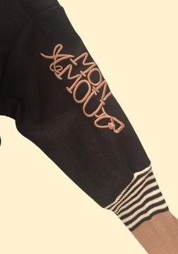 ПАЛЬТО MON AMOR В РЕБРУСКУ, ЧЕРНЫЙ УНИ