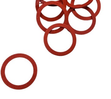 Uszczelka do wodomierza 3/4'' fibra czerwona 100 szt