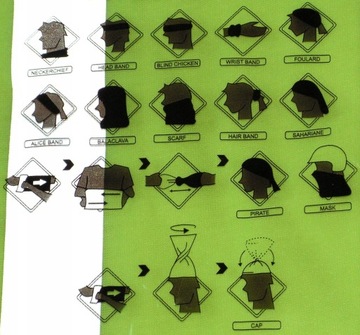 KOMINIARKA KOMIN CHUSTA WIELOFUNKCYJNA BANDANA