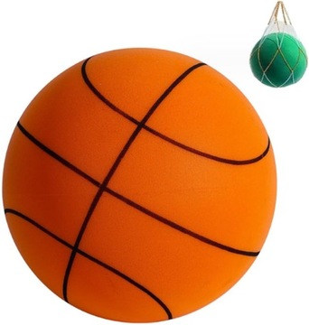 Cicha Koszykówka-Piłka Piankowa 24cm Piłka Treningowa(Typ A-pomarańczowy)