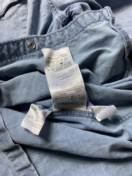 Levi's LEVI STRAUSS LEVIS oryginalna niebieska jeansowa KOSZULA / M/L