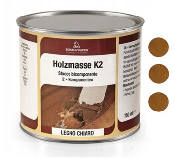 Szpachla Borma Holzmasse K2 750ml Dąb 51