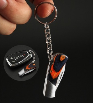 МИНИ НОЖ КАРМАННЫЙ НОЖ БРЕЛОК СТАЛЬ + ДЕРЕВО