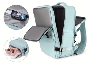 Рюкзак для ручной клади в самолет 45x30x20 Wizzair Ryanair USB Premium