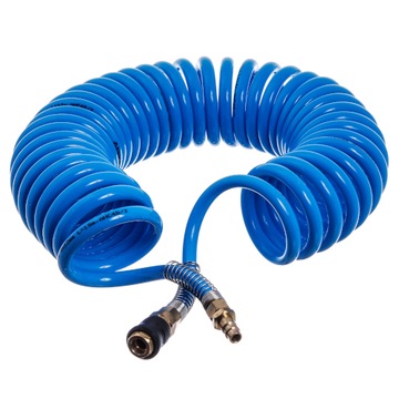 WĄŻ PRZEWÓD 8x12mm 20 m SPIRALNY POLIURETANOWY PNEUMATYCZNY DO KOMPRESORA