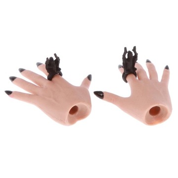 2 модели когтей в масштабе 1/6 для женщин ростом 12 дюймов.