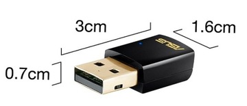 Сетевая карта адаптера ASUS USB-AC51 DualBand