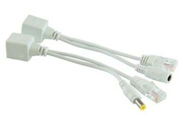 ADAPTER DELTA PoE-UNI-B DO ZASILANIA KAMER IP PO SKRĘTCE DC 2.1/5.5 mm