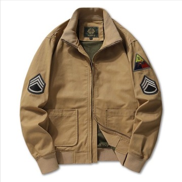 Męska Wojskowa Kurtka Bomberka W Stylu Vintage