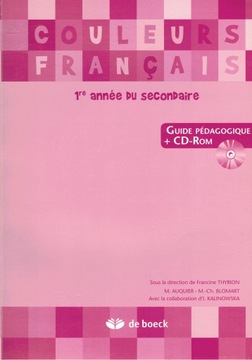Couleurs Francais Guide pedagogique+CD-Rom NOWA