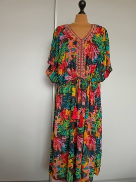 Mia Moda sukienka w stylu boho haft i cekiny 52