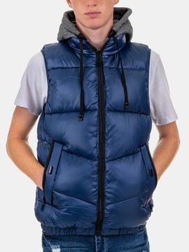 BEZRĘKAWNIK MĘSKI PUCHOWY KAMIZELKA PIKOWANA 3XL
