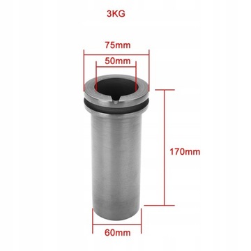 Графитовый литейный тигель для плавки металла