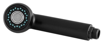 SŁUCHAWKA DO BATERII Z WYCIĄGANĄ WYLEWKĄ CZARNA