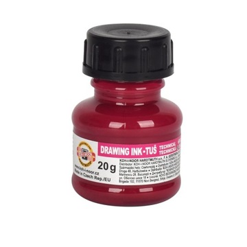 Tusz kreślarski - Koh-I-Noor - magenta, 20 g