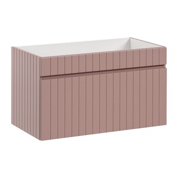 Szafka pod umywalkę różowa 80 cm ICONIC ROSE 82-80-E-1S