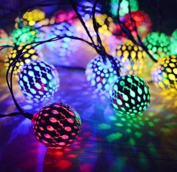 Łańcuch świetlny LED marokański, 40 diod LED