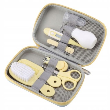 ZESTAW DO PIELĘGNACJI NIEMOWLĄT 8-CZĘŚCIOWY NIEZBĘDNIK MAMY