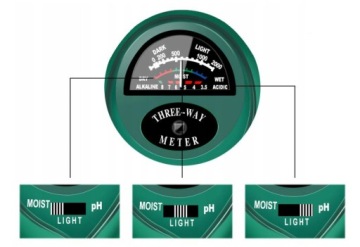 SOIL ACID METER 3in1 LARGE